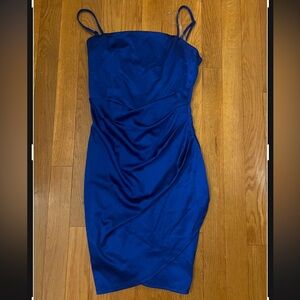 Elegant Blue Women's Dress